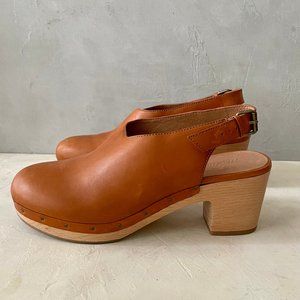 Madewell Slingback Leather Clog-Excellent Condition Size 10